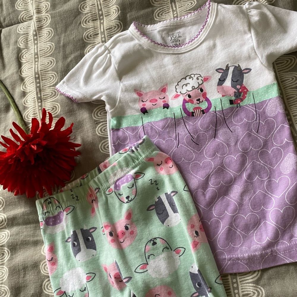 12 month girl Pajama set